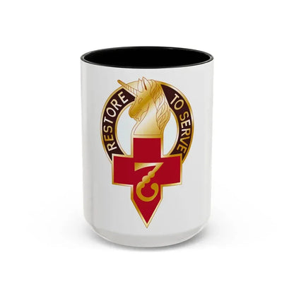 807 Surgical Hospital (U.S. Army) Accent Coffee Mug 15oz Black - Go Mug Yourself