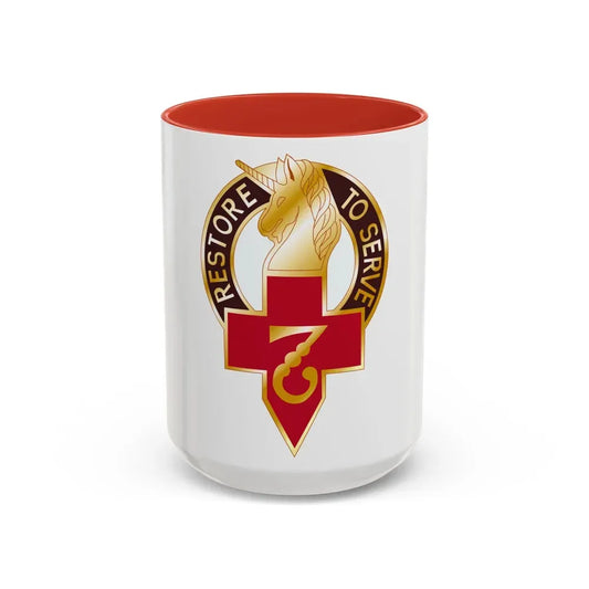807 Surgical Hospital (U.S. Army) Accent Coffee Mug 15oz Red - Go Mug Yourself