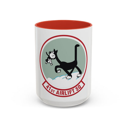 41st Airlift Squadron (U.S. Air Force) Accent Coffee Mug