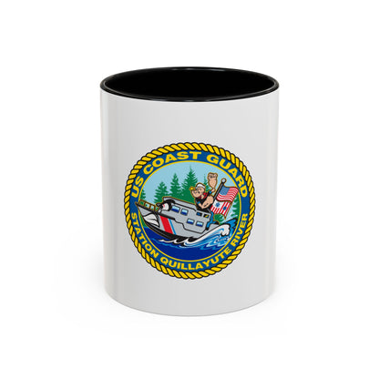 USCGS Quillayute River (U.S. Coast Guard) Accent Coffee Mug