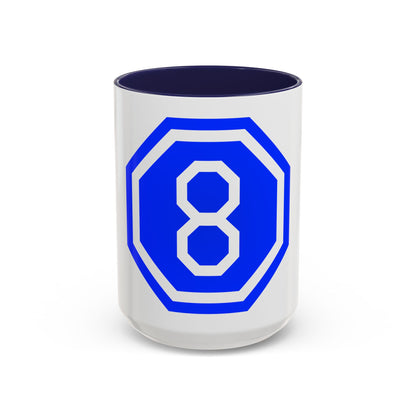 VIII Corps (U.S. Army) Accent Coffee Mug
