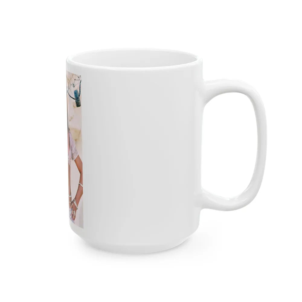 Jane Seymour #62 (Vintage Female Icon) White Coffee Mug-Go Mug Yourself