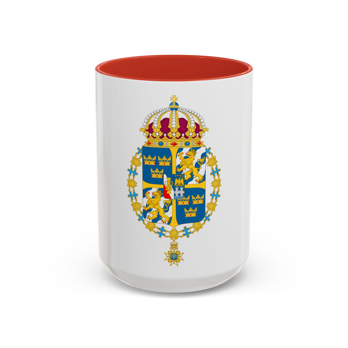 Great coat of arms of Sweden 3 - Accent Coffee Mug