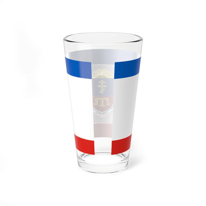 Flag of Crimea design (Russia) Pint Glass 16oz
