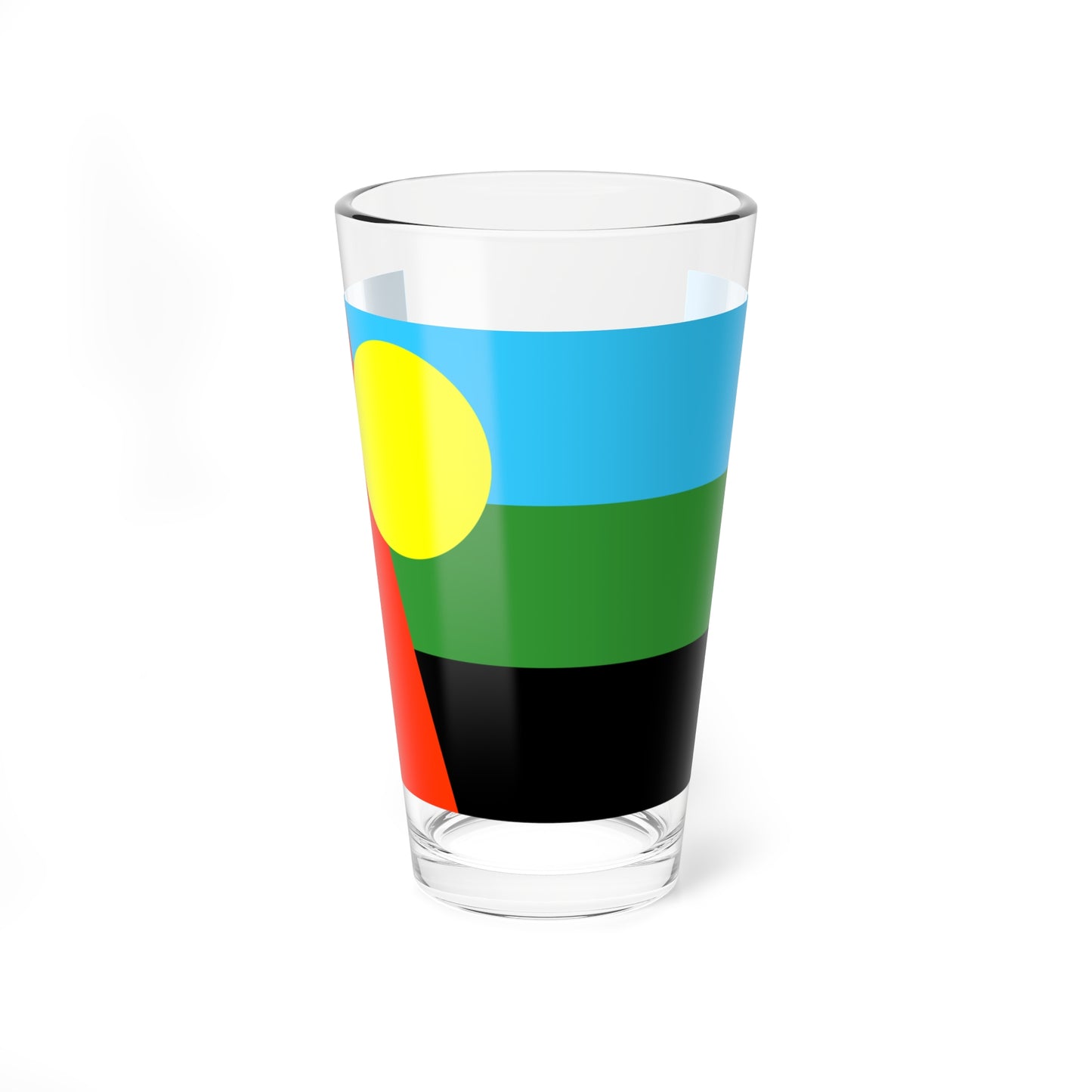 Unofficial flag of Reunion MLK (France) Pint Glass 16oz