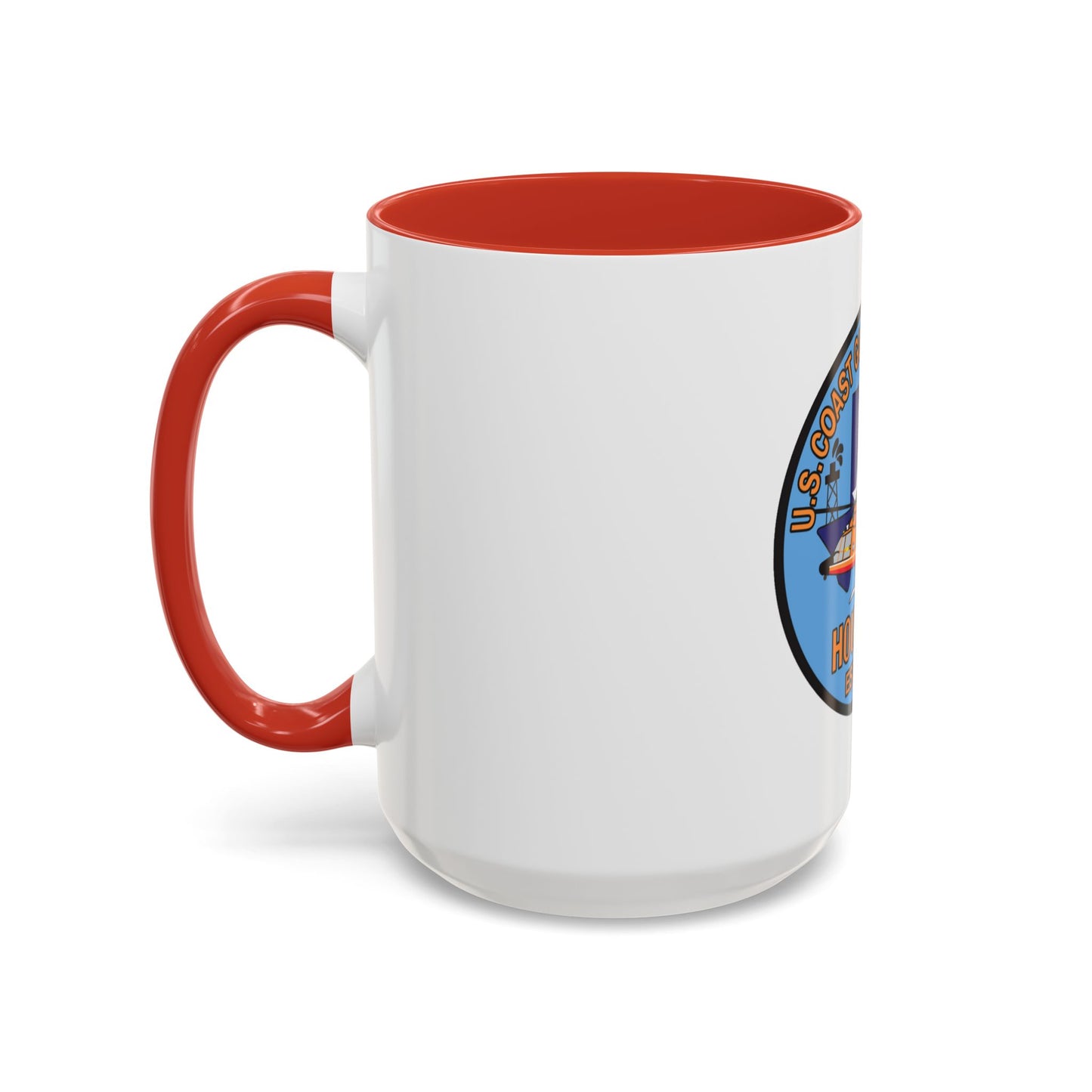 USCG Air Station Houston 2 (U.S. Coast Guard) Accent Coffee Mug