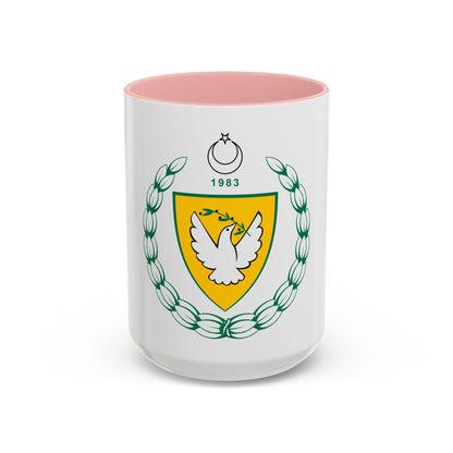 Coat of arms of the Turkish Republic of Northern Cyprus - Accent Coffee Mug