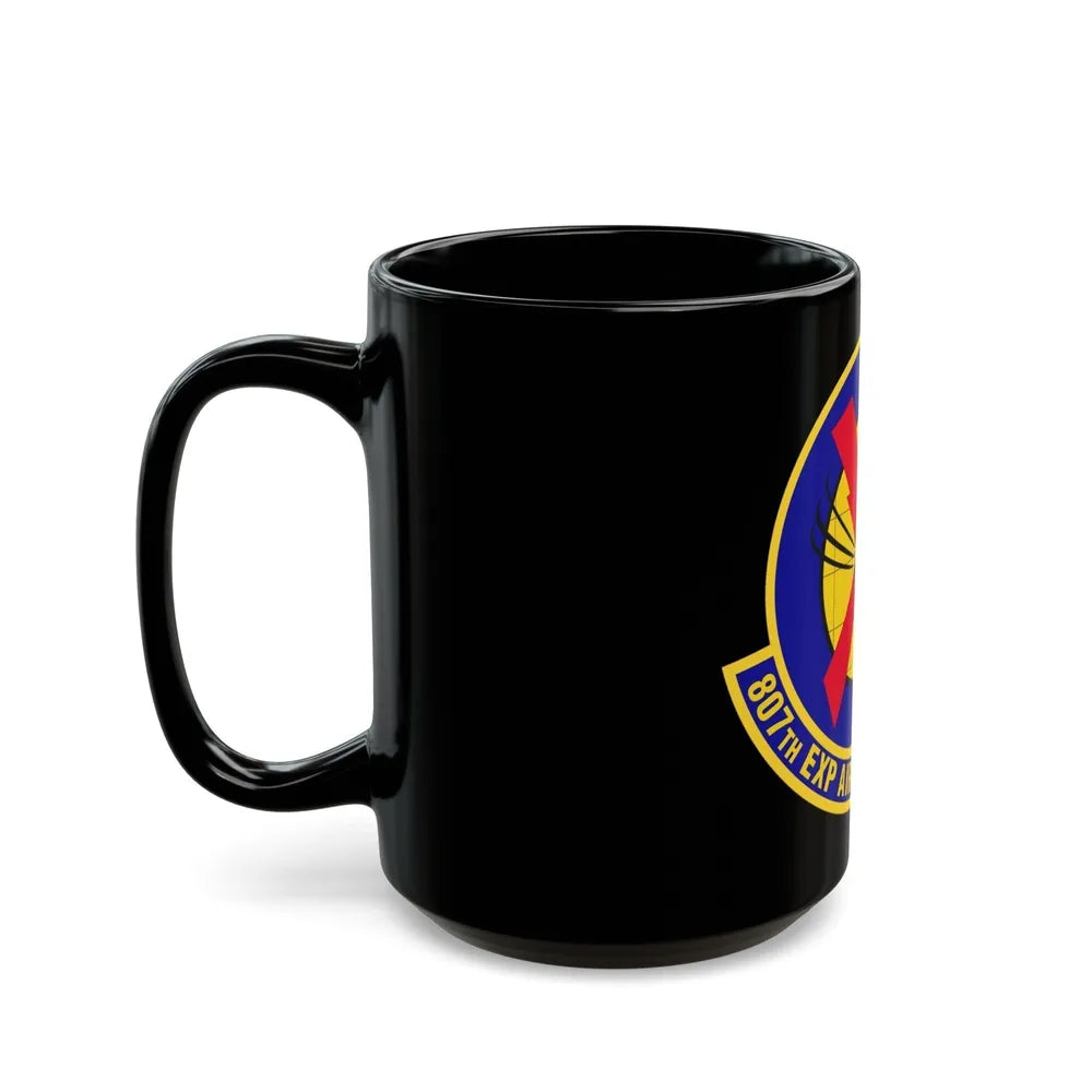 807th Expeditionary Air Support Operations Squadron (U.S. Air Force) Black Coffee Mug-Go Mug Yourself