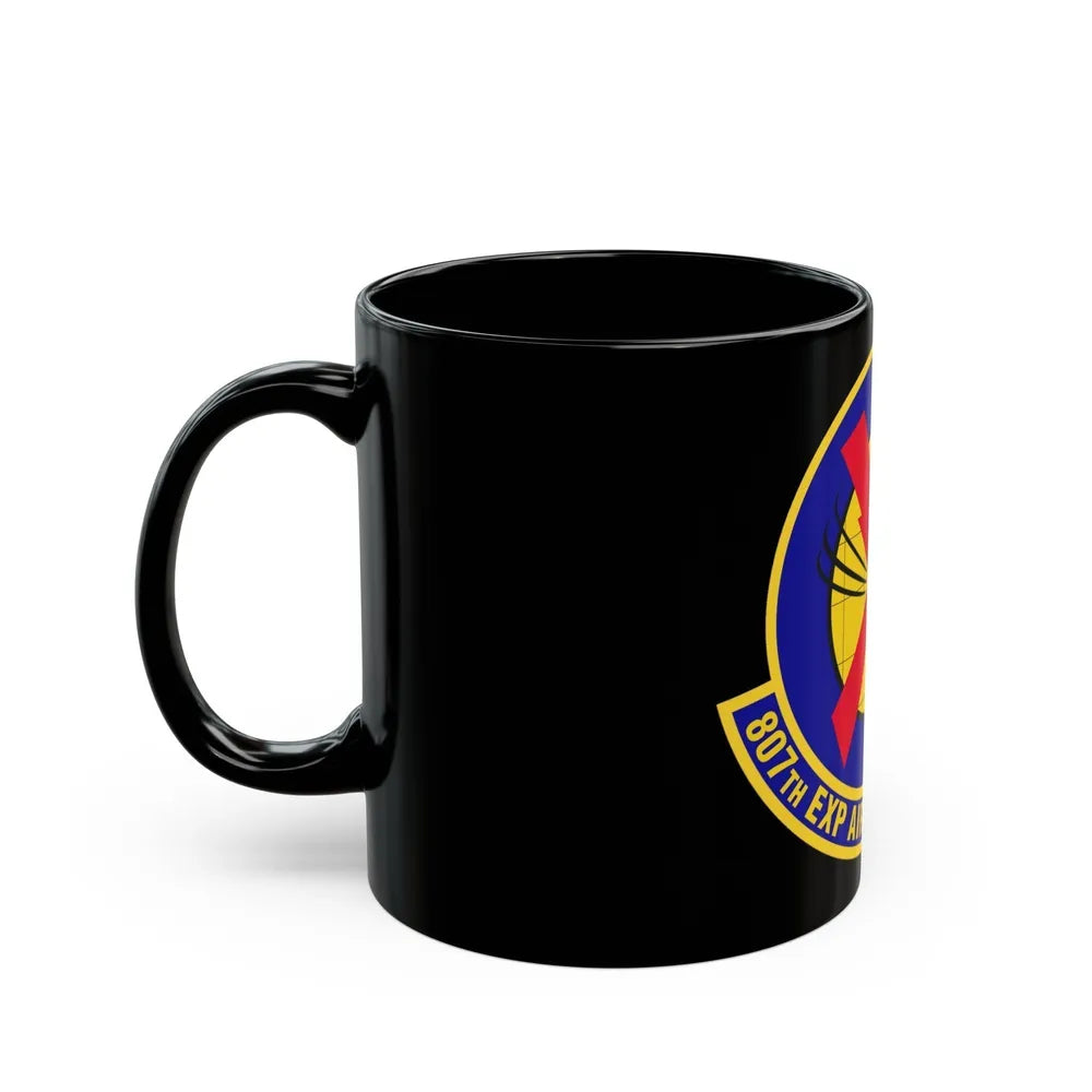 807th Expeditionary Air Support Operations Squadron (U.S. Air Force) Black Coffee Mug-Go Mug Yourself