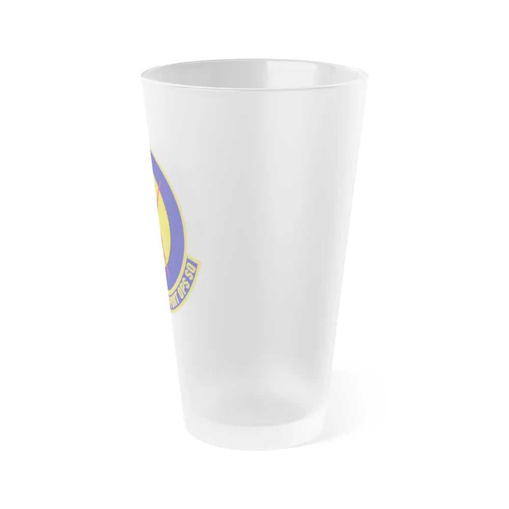 807th Expeditionary Air Support Operations Squadron (U.S. Air Force) Frosted Pint Glass 16oz-Go Mug Yourself