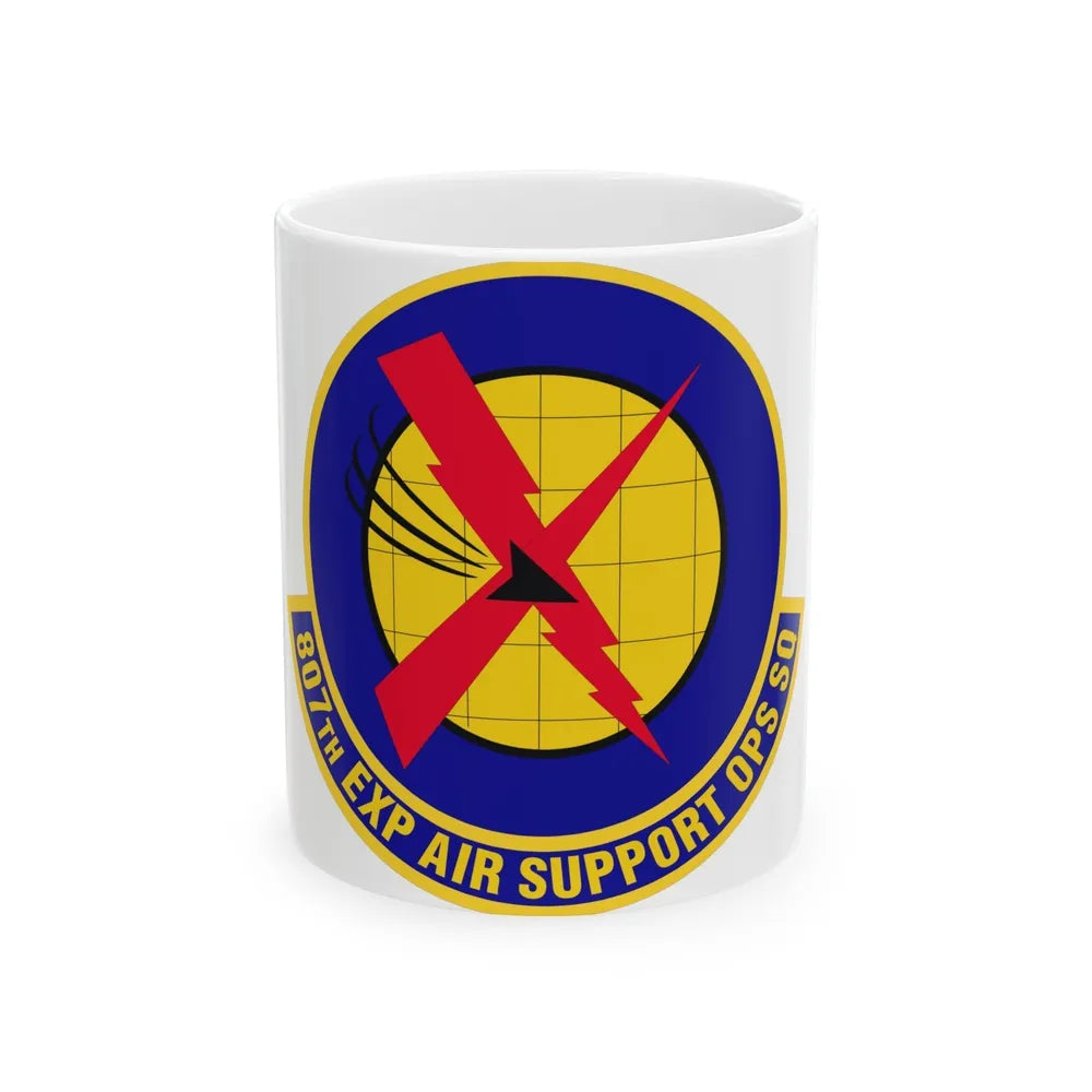 807th Expeditionary Air Support Operations Squadron (U.S. Air Force) White Coffee Mug-11oz-Go Mug Yourself