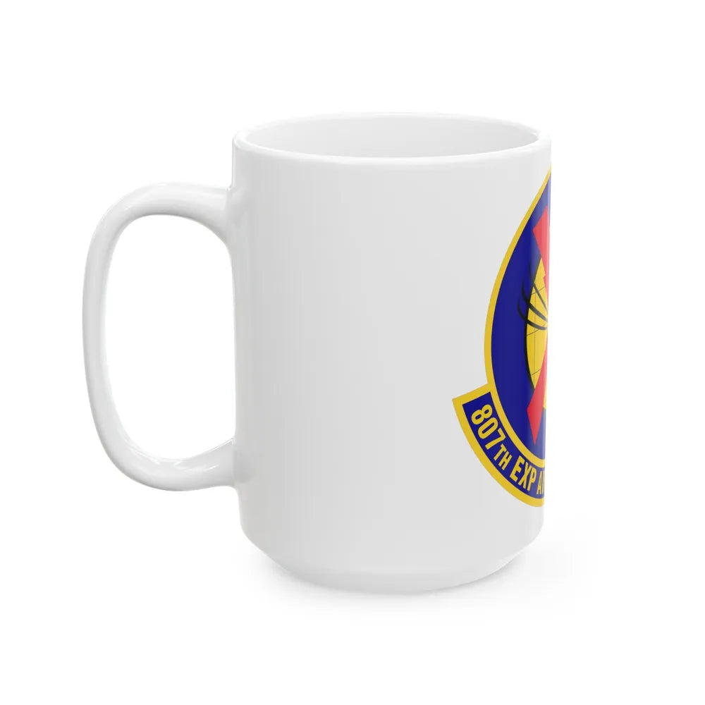 807th Expeditionary Air Support Operations Squadron (U.S. Air Force) White Coffee Mug-Go Mug Yourself