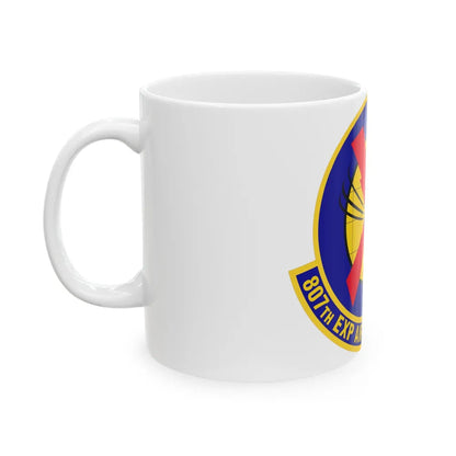 807th Expeditionary Air Support Operations Squadron (U.S. Air Force) White Coffee Mug-Go Mug Yourself