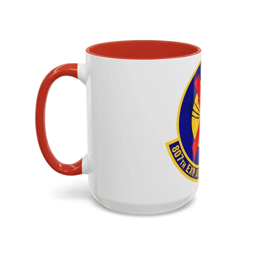 807th Expeditionary Air Support Operations Squadron (U.S. Air Force) Accent Coffee Mug - Go Mug Yourself