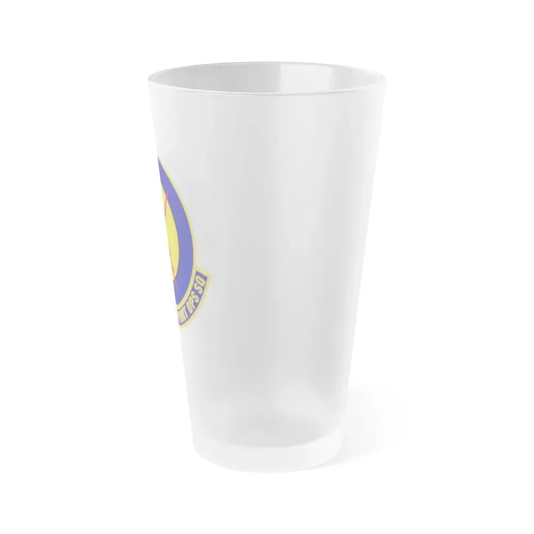807th Expeditionary Air Support Operations Squadron (U.S. Air Force) Frosted Pint Glass 16oz - Go Mug Yourself