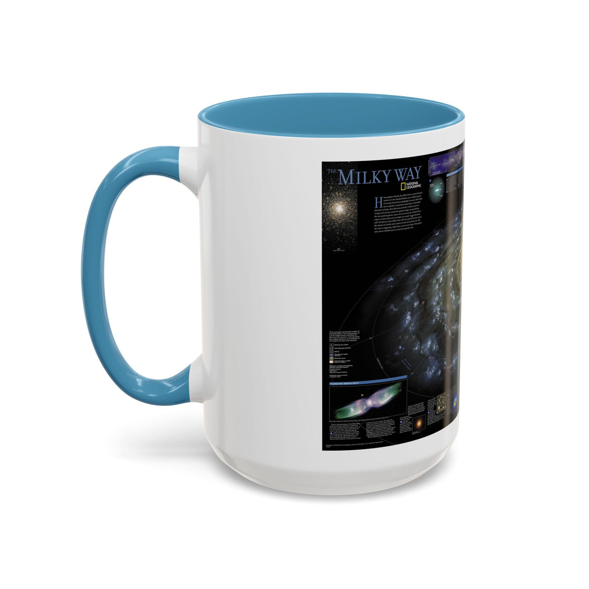Space - Milky Way (2002) (Map) Accent Coffee Mug
