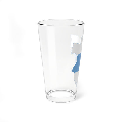 Flag-map of Tucuman Province (Argentina) Pint Glass 16oz