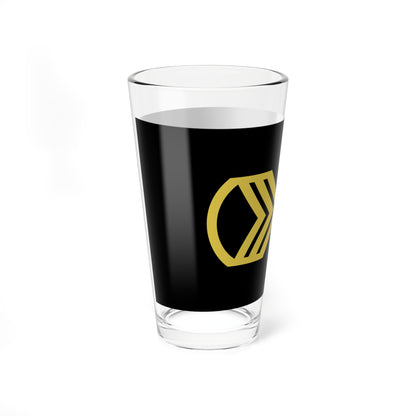 Army U.S. OR 06 (United States) (Military Rank) Pint Glass 16oz