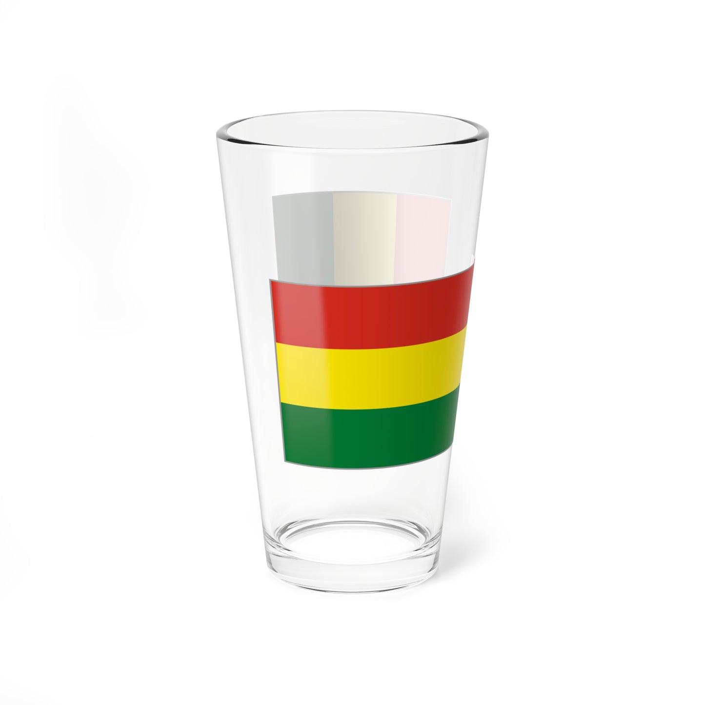 Flag of Bolivia presentation (Bolivia) Pint Glass 16oz