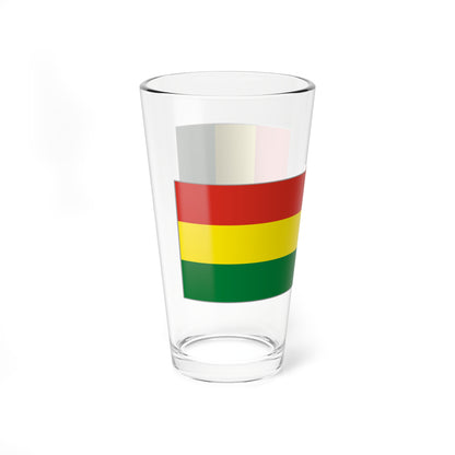 Flag of Bolivia presentation (Bolivia) Pint Glass 16oz