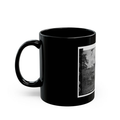 Gettysburg, Pa. Confederate Dead At The Edge Of The Rose Woods, July 5, 1863 (U.S. Civil War) Black Coffee Mug