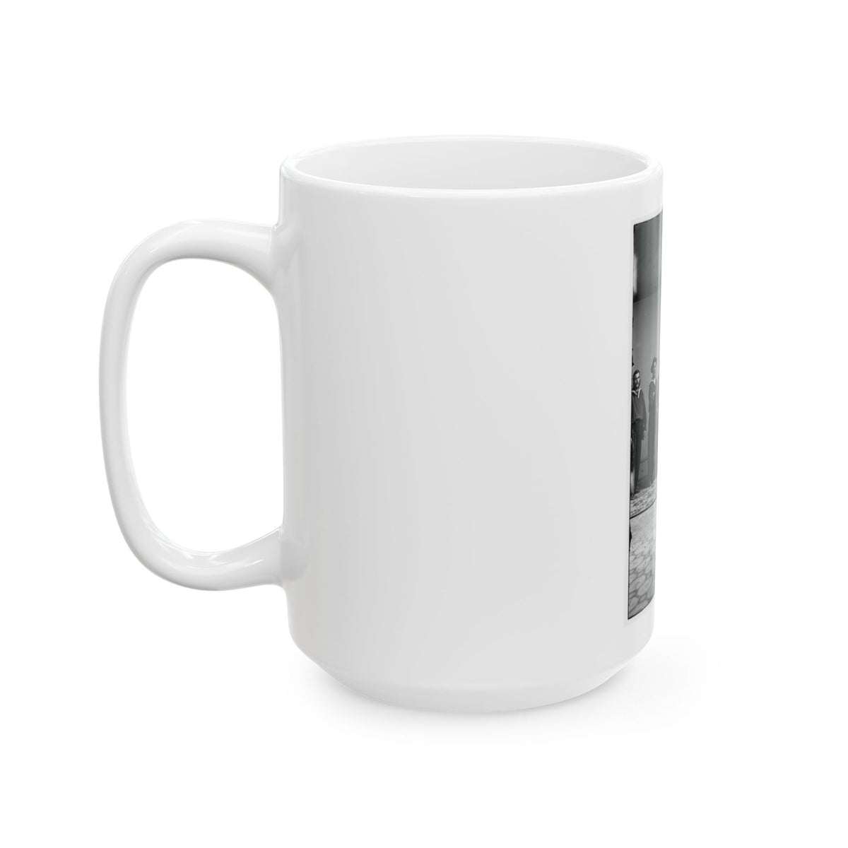 Group Of Russian Sailors From The Navy Ship Variag During Visit To New York City 001 (U.S. Civil War) White Coffee Mug