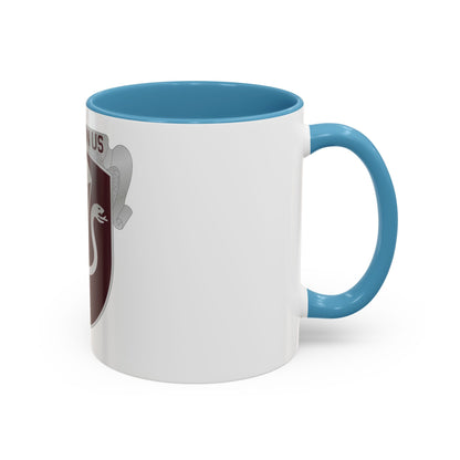 11 Medical Battalion (U.S. Army) Accent Coffee Mug