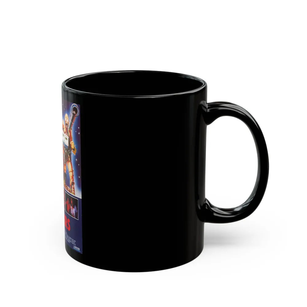 CRITTERS (SPANISH) 1986 Movie Poster - Black Coffee Mug-Go Mug Yourself