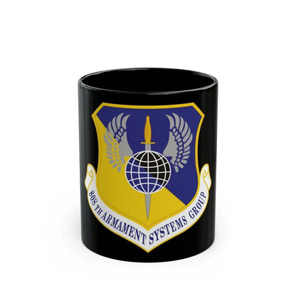 808th Armament Systems Group (U.S. Air Force) Black Coffee Mug-11oz-Go Mug Yourself