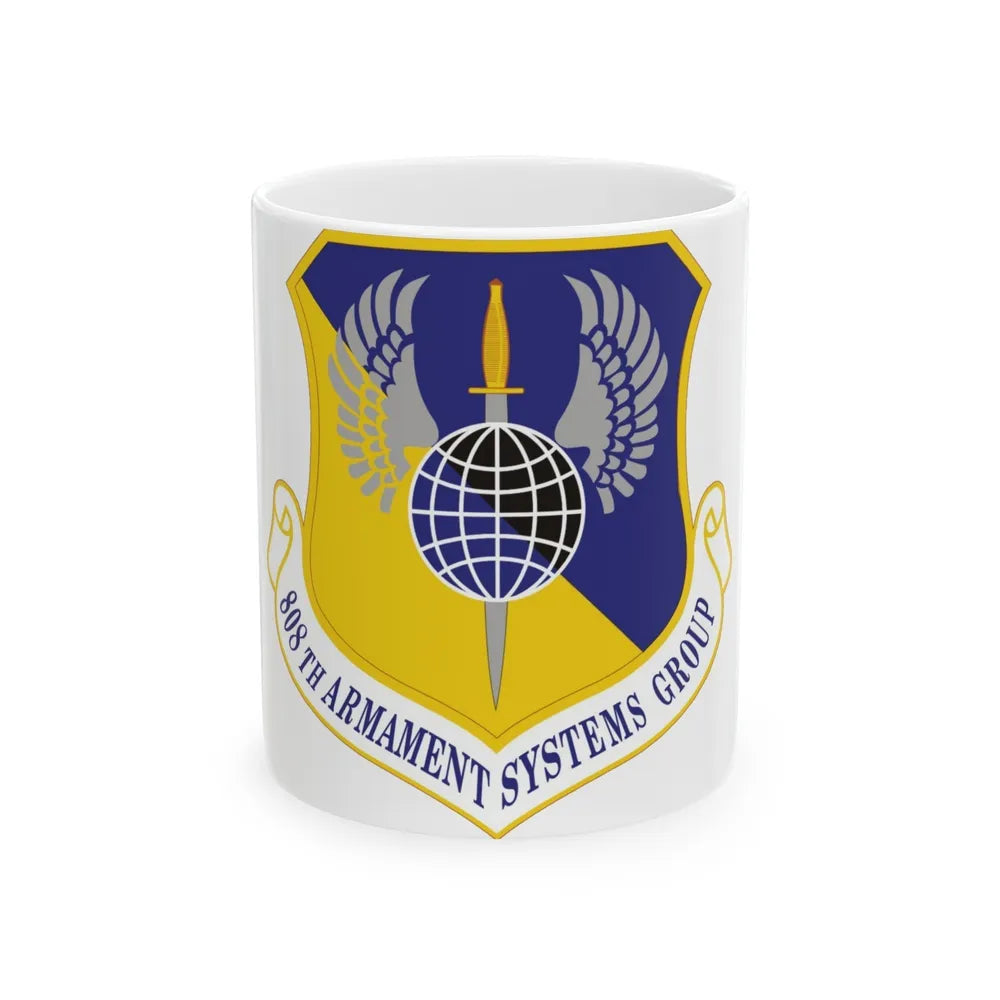 808th Armament Systems Group (U.S. Air Force) White Coffee Mug-11oz-Go Mug Yourself