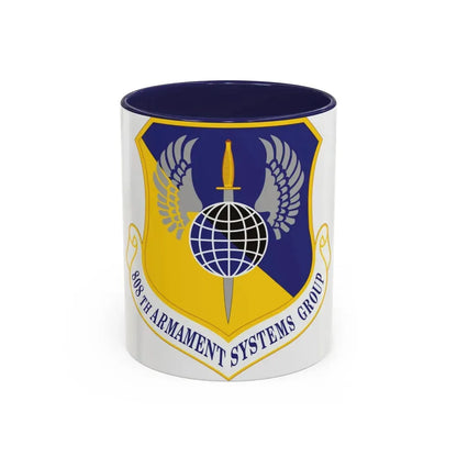 808th Armament Systems Group (U.S. Air Force) Accent Coffee Mug 11oz Navy - Go Mug Yourself