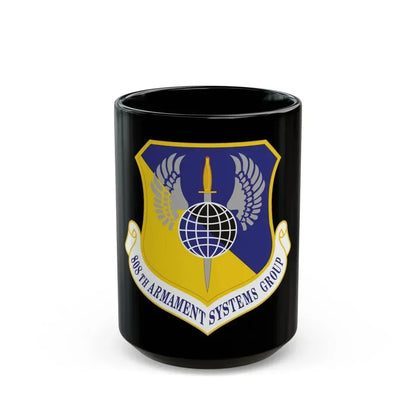 808th Armament Systems Group (U.S. Air Force) Black Coffee Mug 15oz - Go Mug Yourself