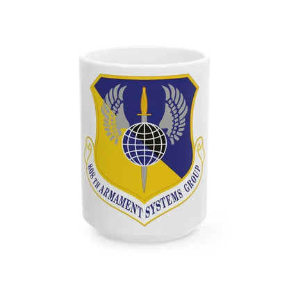 808th Armament Systems Group (U.S. Air Force) White Coffee Mug 15oz - Go Mug Yourself
