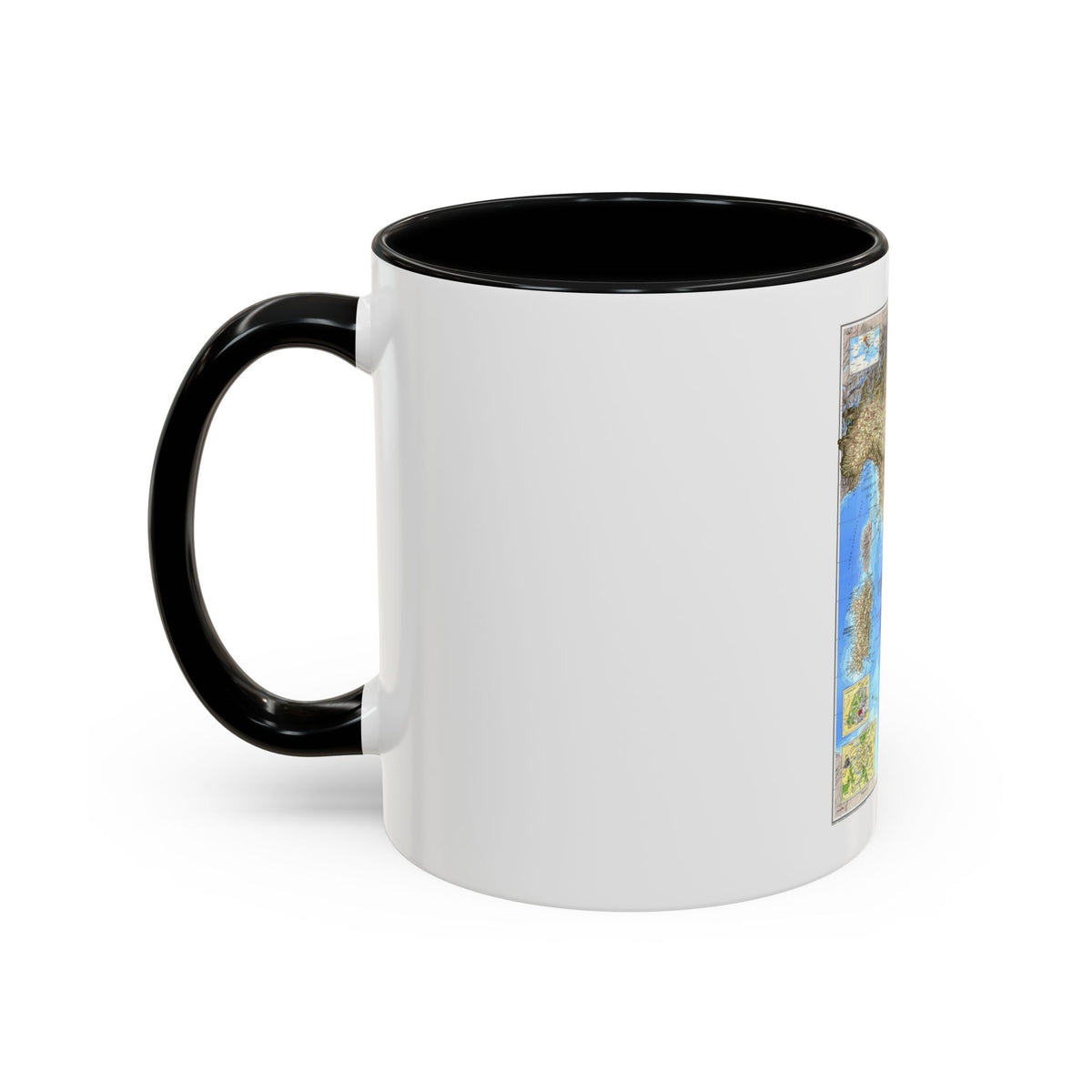 Italy (1995) (Map) Accent Coffee Mug