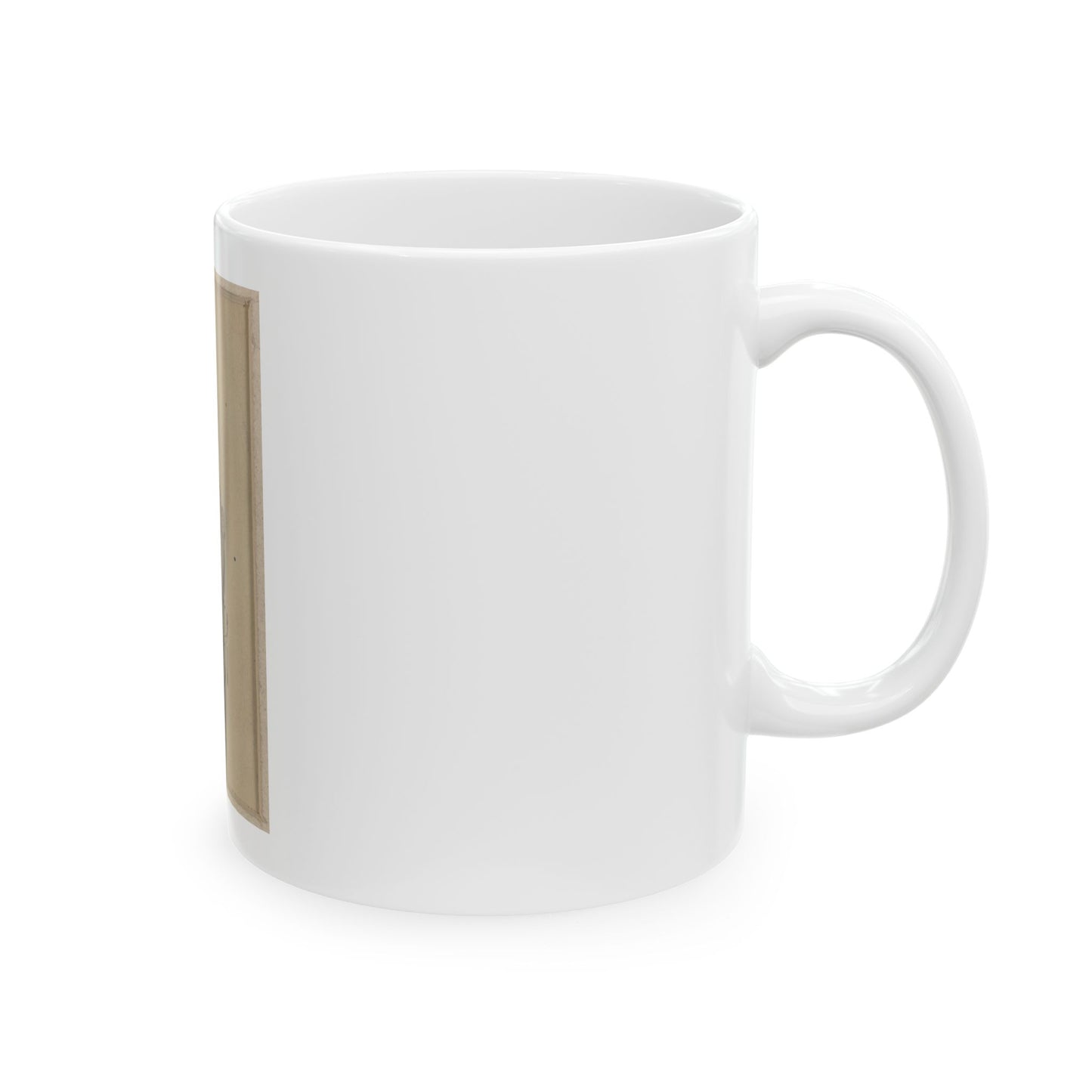 Colonel Francis L. Lee Of 4th Massachusetts Infantry Battalion And 44th Massachusetts Infantry Regiment In Uniform With Sword (U.S. Civil War) White Coffee Mug