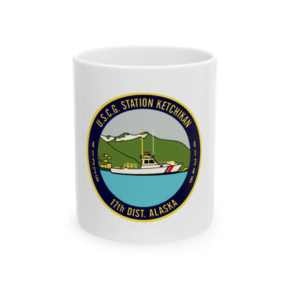 USCG Station Ketchikan 17th Dist (U.S. Coast Guard) White Coffee Mug