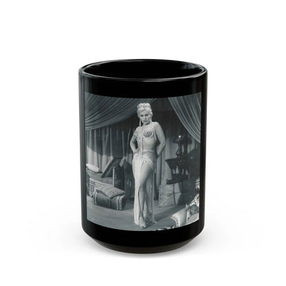 Kim Novak #233 (Vintage Female Icon) Black Coffee Mug-15oz-Go Mug Yourself