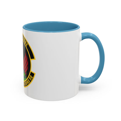704th Communications Squadron (U.S. Air Force) Accent Coffee Mug