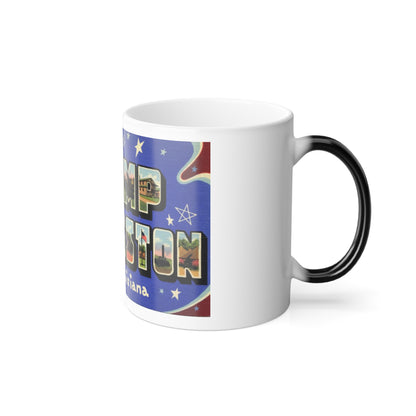Greetings from Camp Livingston Louisiana (Greeting Postcards) Color Changing Mug 11oz