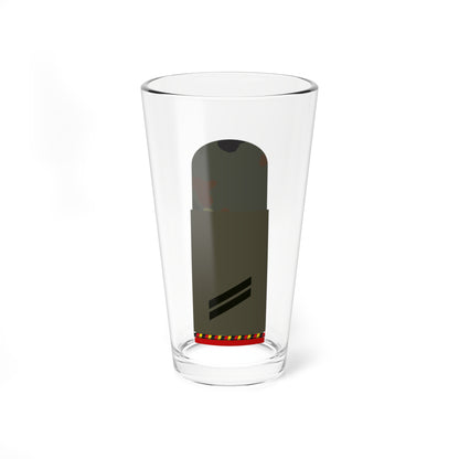 HA OS5 13 Obergefreiter d.R. Art L (Military Rank) Pint Glass 16oz