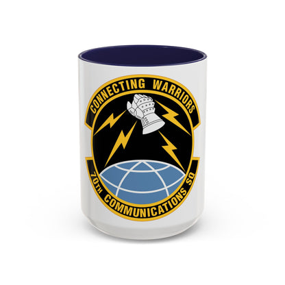 70th Communications Squadron (U.S. Air Force) Accent Coffee Mug