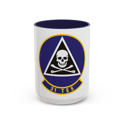 31st Test and Evaluation Squadron (U.S. Air Force) Accent Coffee Mug