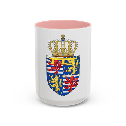 Lesser coat of arms of the Hereditary Grand Duke of Luxembourg (2000) - Accent Coffee Mug