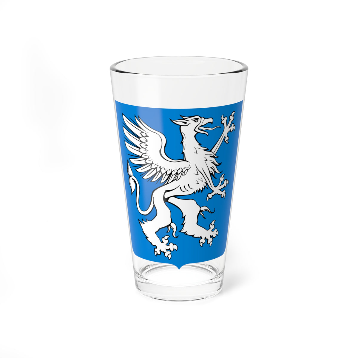 Novgorod Republic Griffin Shield (Russia) (Coat of Arms) Pint Glass 16oz