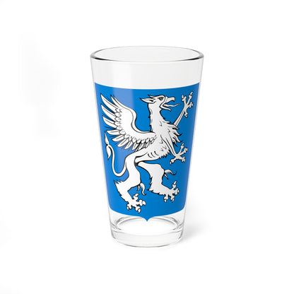 Novgorod Republic Griffin Shield (Russia) (Coat of Arms) Pint Glass 16oz