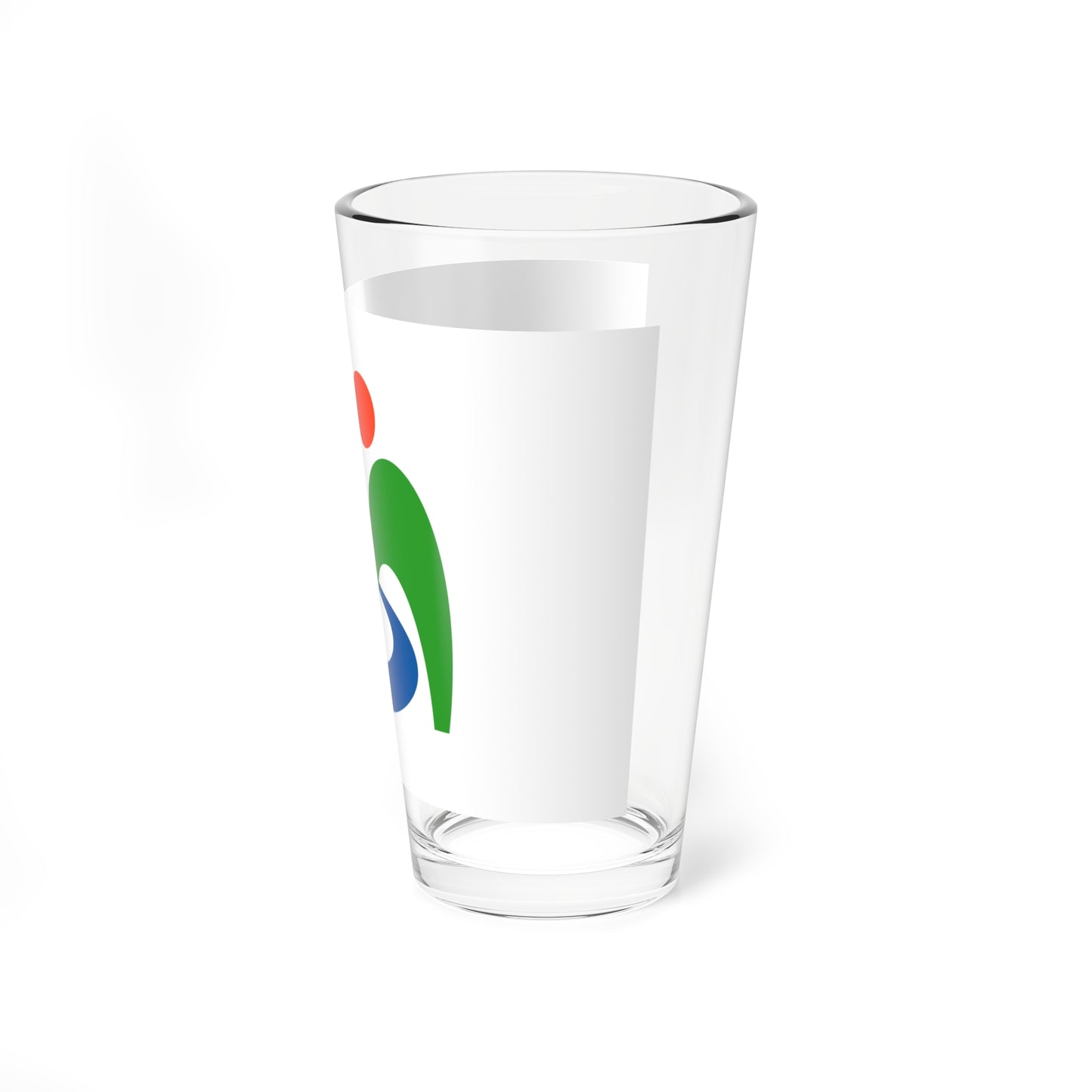 Flag of Miyoshi Tokushima no text (Japan) Pint Glass 16oz