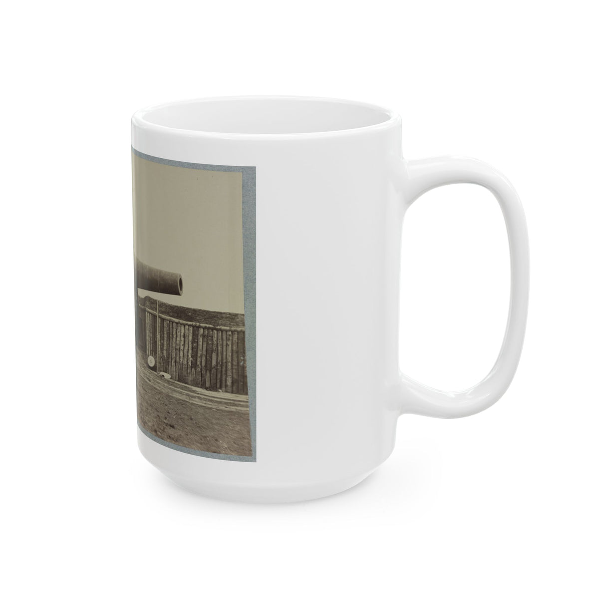 Battery Rodgers, Potomac River, Near Alexandria 001 (U.S. Civil War) White Coffee Mug