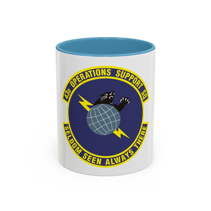 43d Operations Support Squadron (U.S. Air Force) Accent Coffee Mug