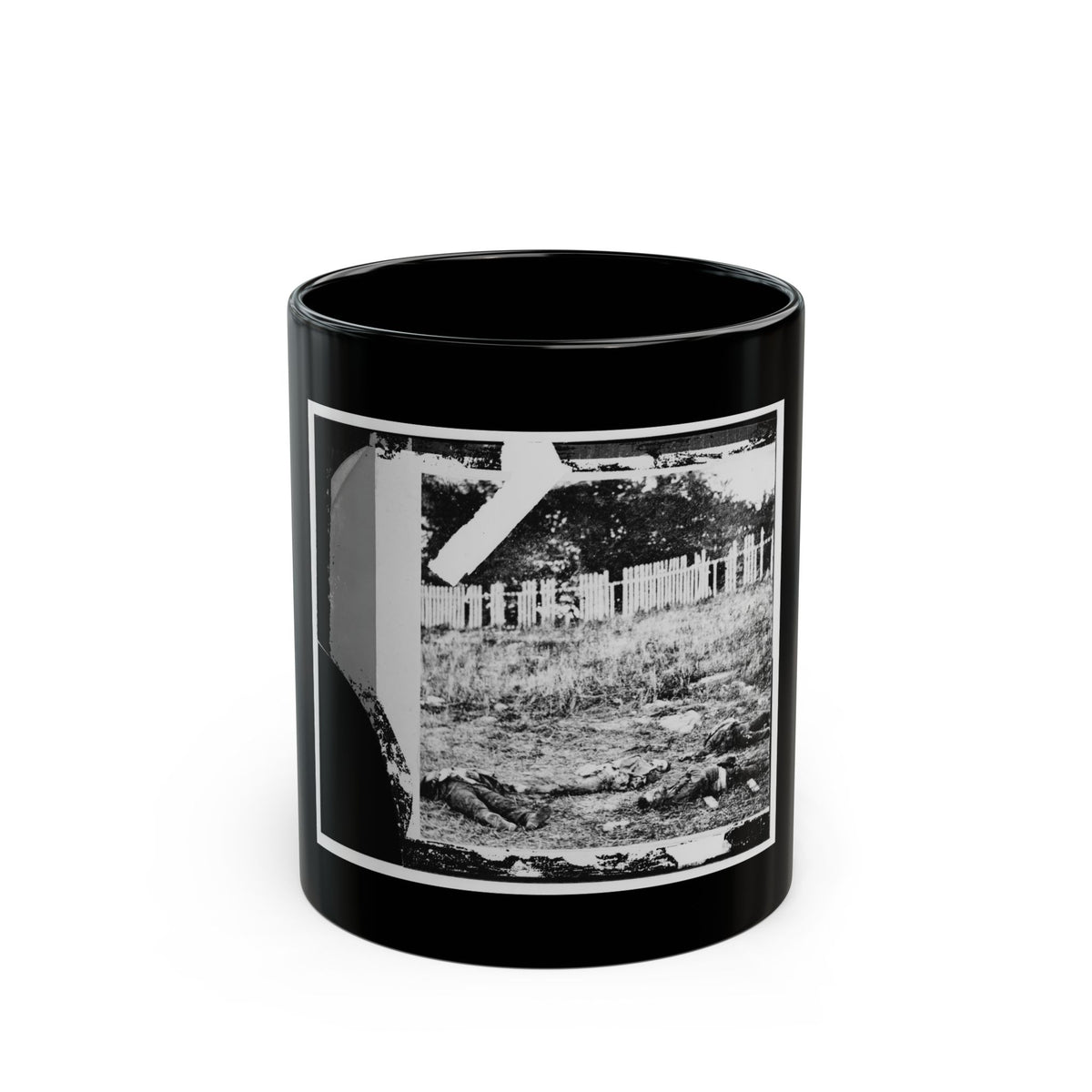 Antietam, Maryland. Dead Soldiers On Battlefield (U.S. Civil War) Black Coffee Mug