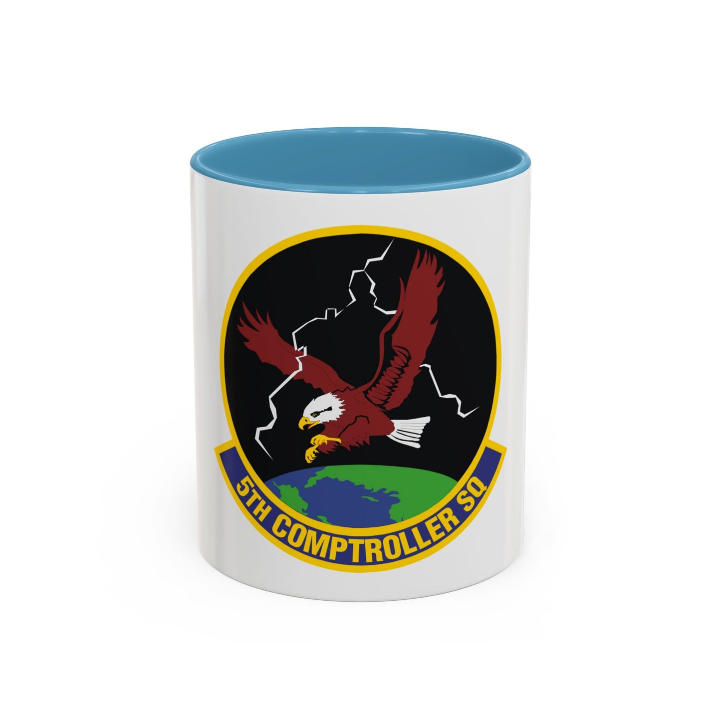5 Comptroller Squadron AFGSC (U.S. Air Force) Accent Coffee Mug